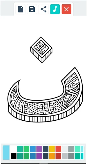 Mewarnai Huruf Hijaiyah Screenshot 3