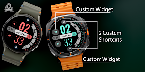 Modern Digital Watch Face Screenshot 1