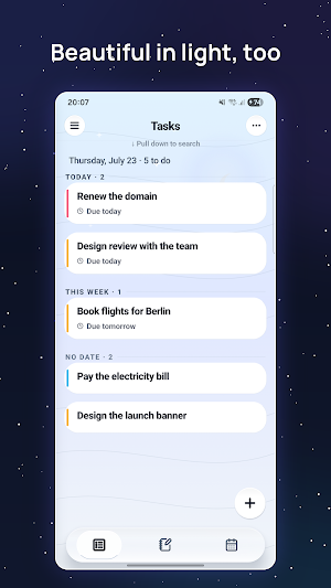 Proxima - Tasks & Mood Journal Screenshot 2