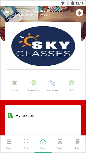 Sky Classes Screenshot 1