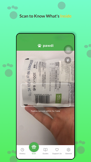 Pawdi - Pet Food Scanner Screenshot 0