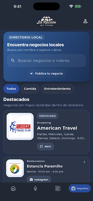 La Nación en línea Screenshot 1