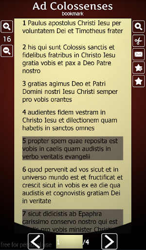 Holy Bible in Latin Screenshot 3