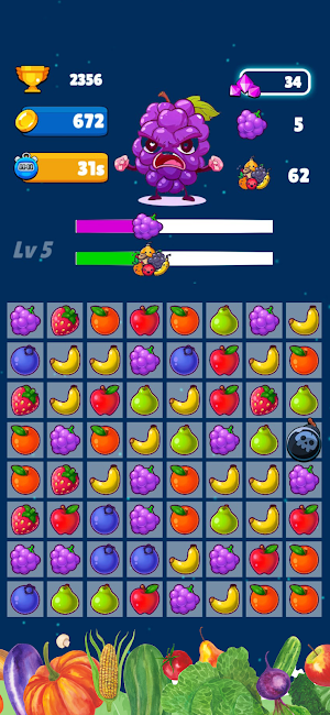 Merge Fruits - Match 3 Games Screenshot 2