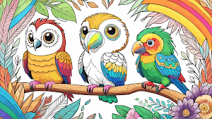 ASMR Color Mandala Bird Relief Screenshot 2