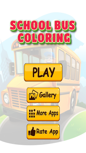 coloring school bus game Screenshot 3