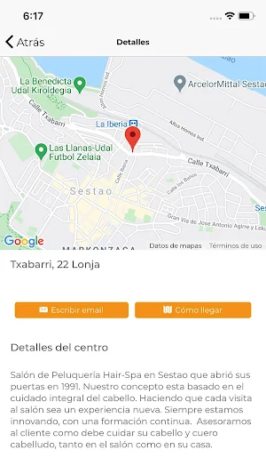 Teresa Ferrero Estilistas Screenshot 1
