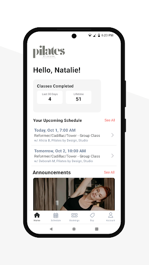 Pilates by Design Screenshot 0