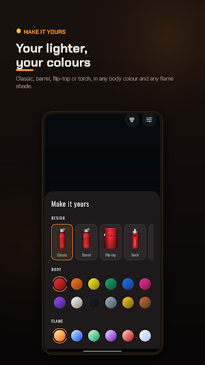 Lighter Simulator App Screenshot 2