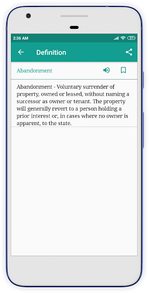 Economics Dictionary Screenshot 1