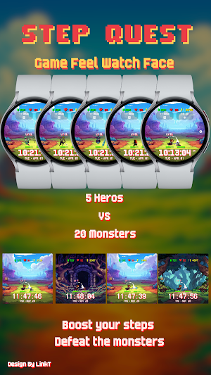 Step Quest Watch Face Screenshot 3