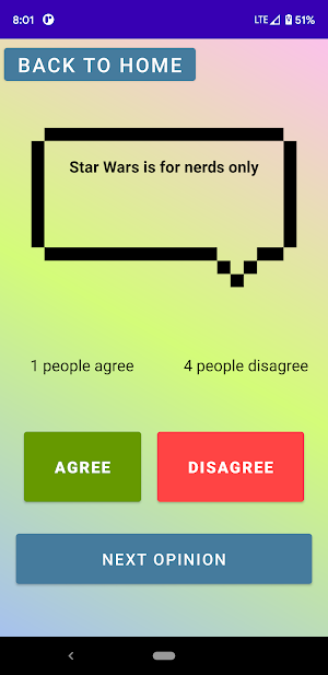 Opinionator - Vote on Opinions Screenshot 3