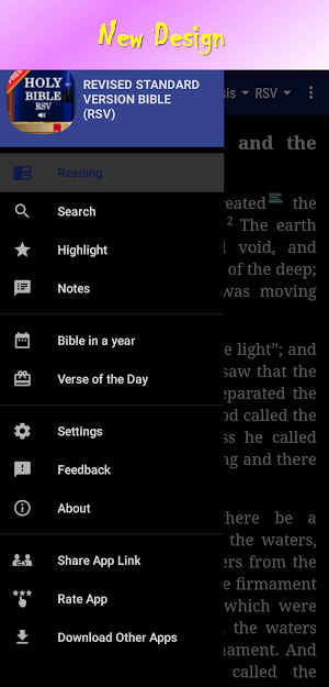 Holy Bible RSV Screenshot 0