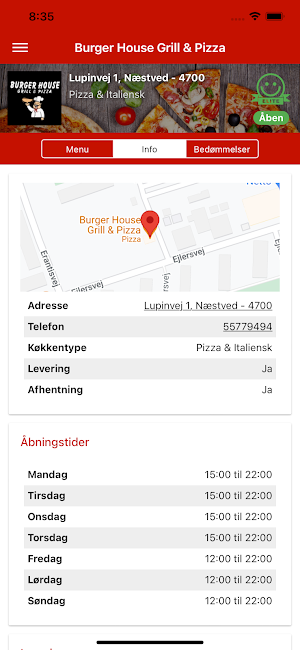 Burger House Grill & Pizza Screenshot 1