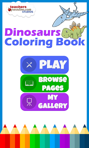 Dinosaurs Coloring Book Screenshot 0