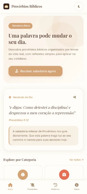 Provérbios Bíblicos Screenshot 0