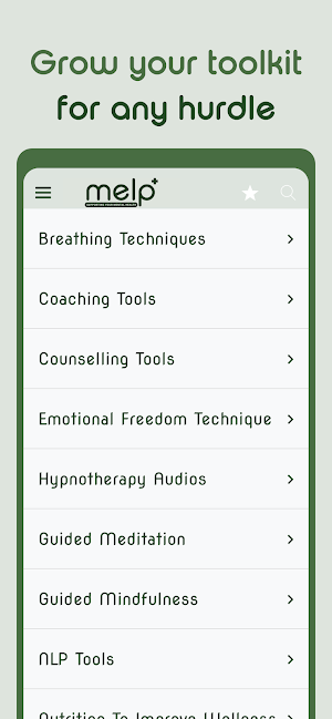 Melp+: Mental Help & Wellbeing Screenshot 2
