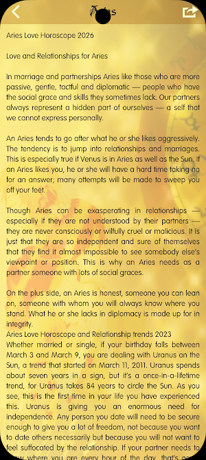 Horoscope 2026 Screenshot 2