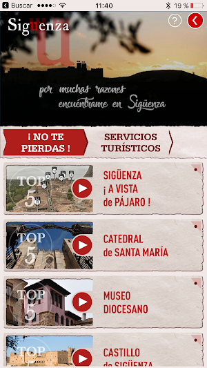 Visita SIGÜENZA y su Comarca. Guía Visual Android Screenshot 2
