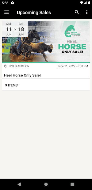 Equine Exchange Auctions Screenshot 0