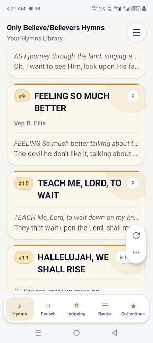 Only Believe & Believers Hymns Screenshot 1