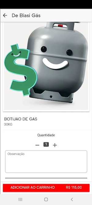 De Biasi Distribuidora de Gás Screenshot 2