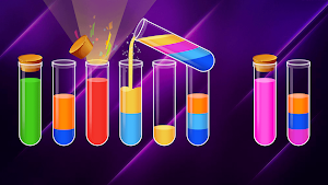 Water Sort Color Puzzle Game Screenshot 2