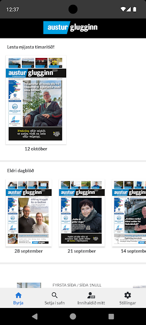 Austurglugginn/Austurfrétt Screenshot 0