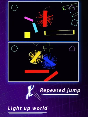 Stickman Dye Jump-fun light up race.io game Screenshot 3