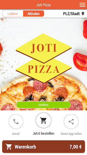 Joti Pizza Screenshot 0