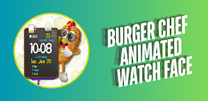 Burger Animated Watch Face Screenshot 0