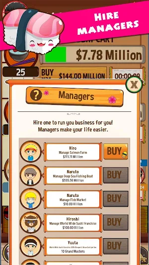Tokyo Sushi Diner - Japanese Restaurant Idle Game Screenshot 3