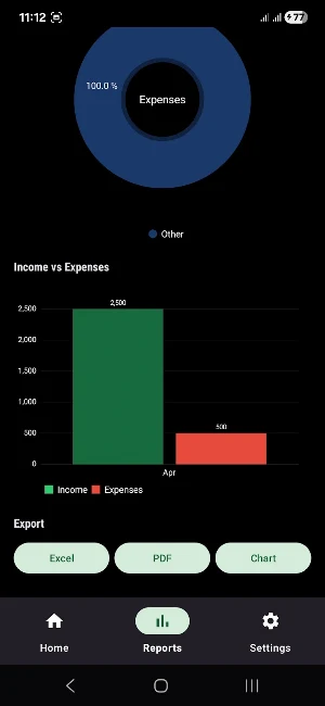 Expense Tracker Screenshot 3