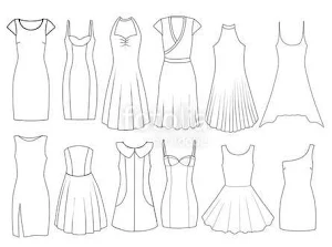 Fashion Design Flat Sketch Screenshot 0
