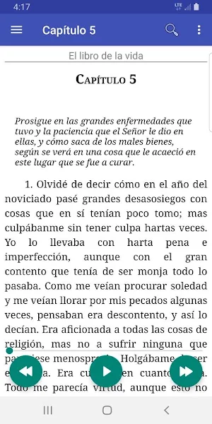 El Libro de la Vida S Teresa de Jesús: audio libro Screenshot 0
