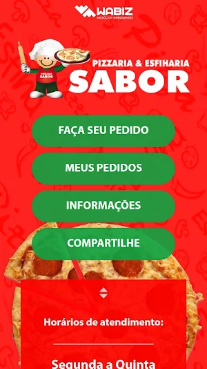 Pizzaria & Esfiharia Sabor Screenshot 0