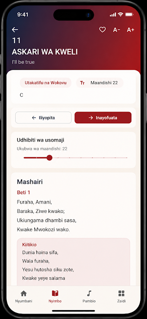 Nyimbo za Jeshi la Wokovu Screenshot 3