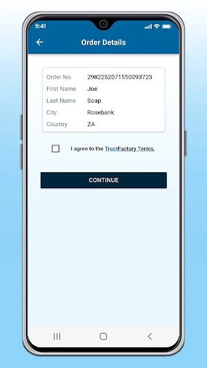 TrustFactory Trusted Agent App Screenshot 3