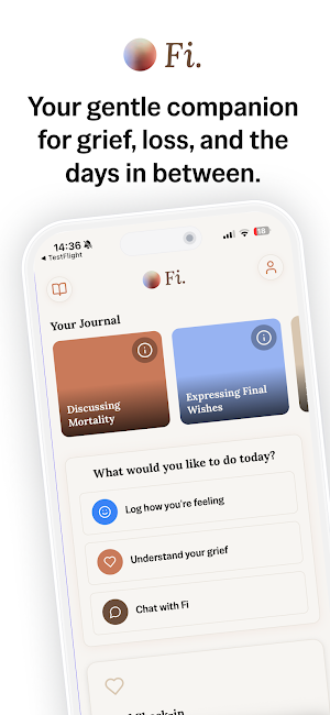 Fi: Grief & Loss Support Screenshot 0