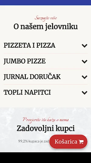 Pizzeria Journal Screenshot 0