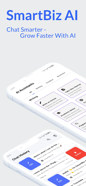 SMARTBIZ AI – Business Chatbot Screenshot 0