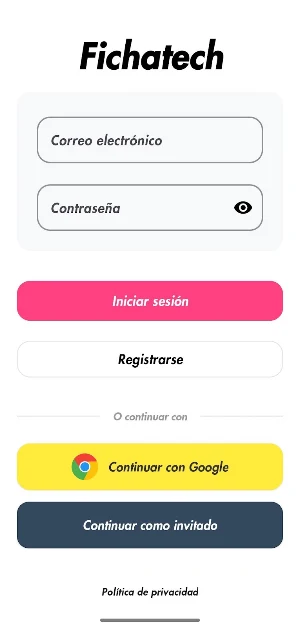 fichatech canales y escenario Screenshot 0