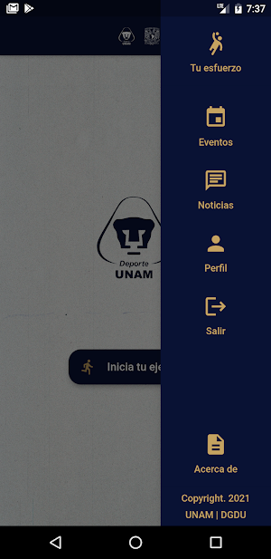 Deporte UNAM Screenshot 1