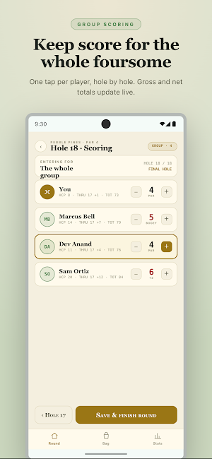 Golfer: GPS Shot & Score Screenshot 3