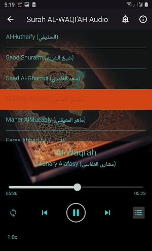 Surah Al Waqiah Offline Screenshot 1