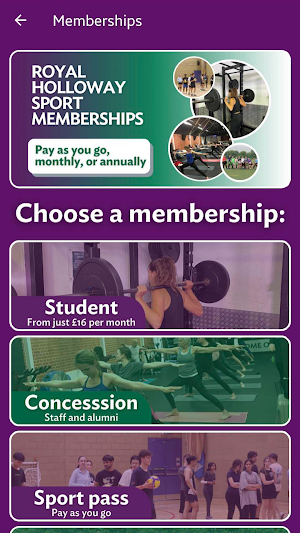 Royal Holloway Sport Screenshot 3