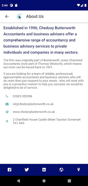 CBW Accountants Screenshot 1
