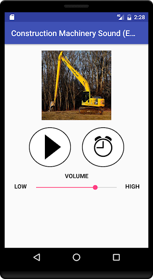 Construction Machinery Sound (Excavator Sound) Screenshot 1