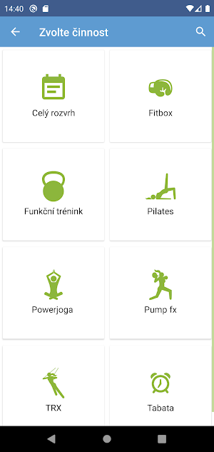JS fitness Brno Screenshot 3