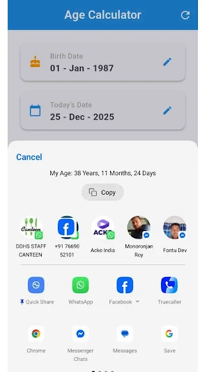 Age Calculator Screenshot 3